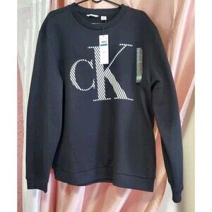 Calvin Klein Sweatshirt Mens XL  with logo on chest New